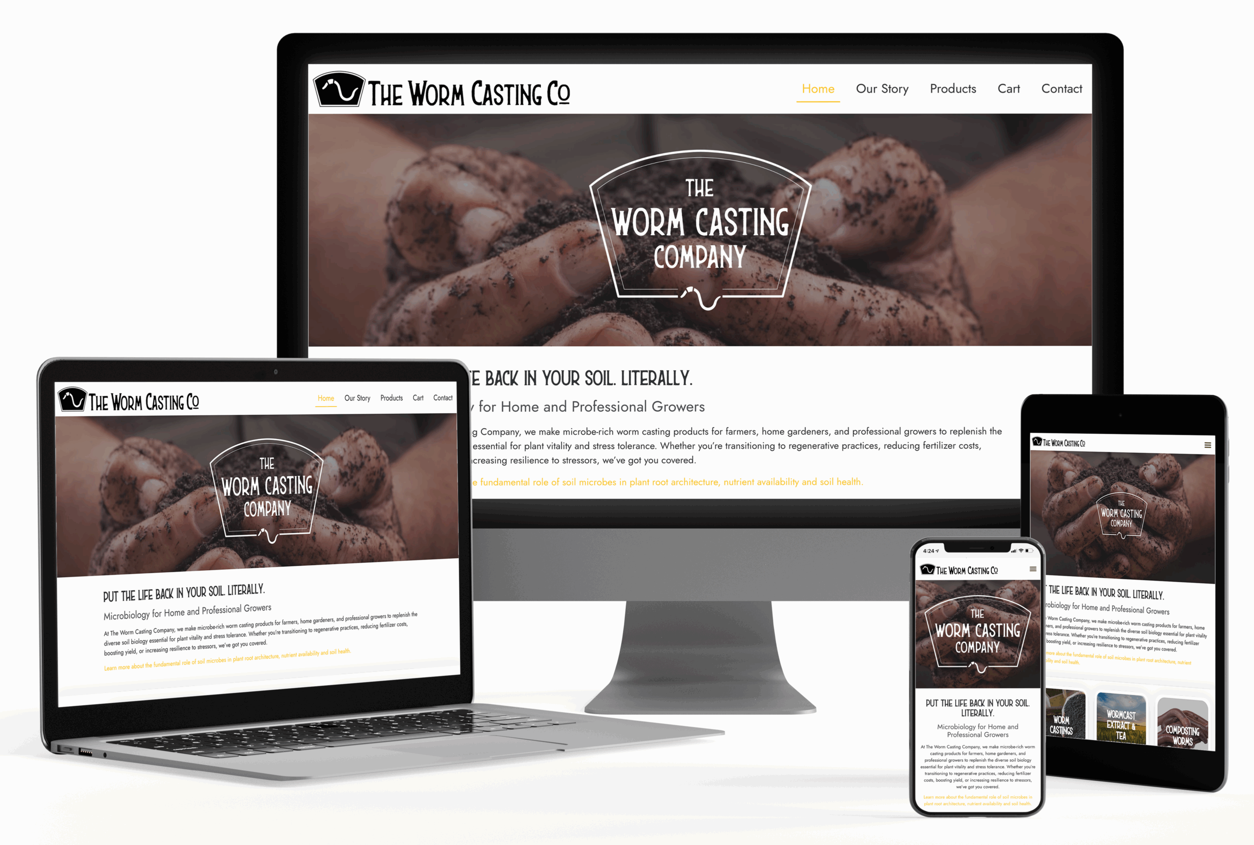 StellarBlue Worm Casting Devices
