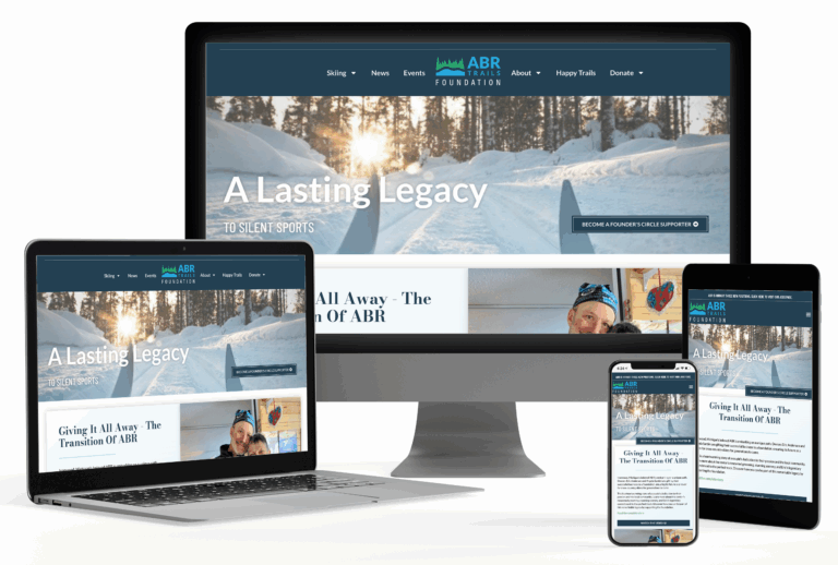 Anderson Bluffs website mockups