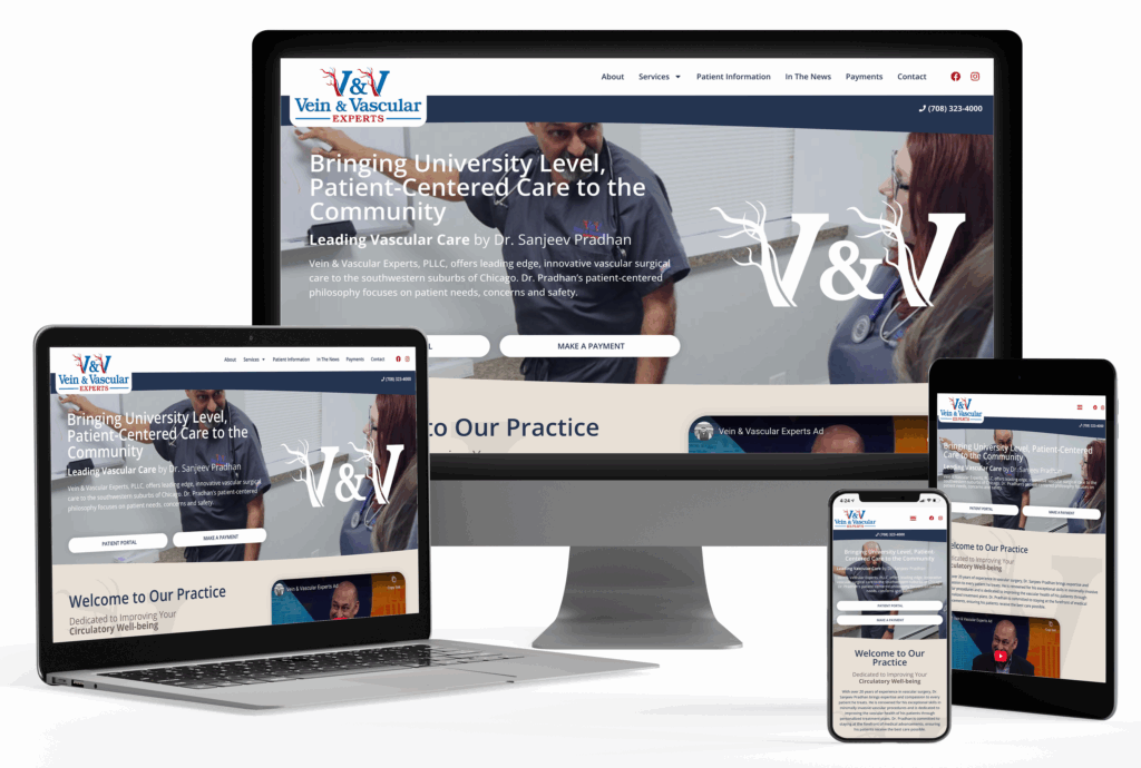 Dr. Sanjeev Pradhan website mockups