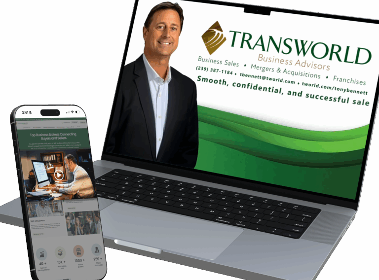 Transworld video examples on laptop and phone screens