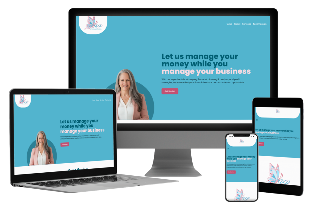 Accounting firm new website design