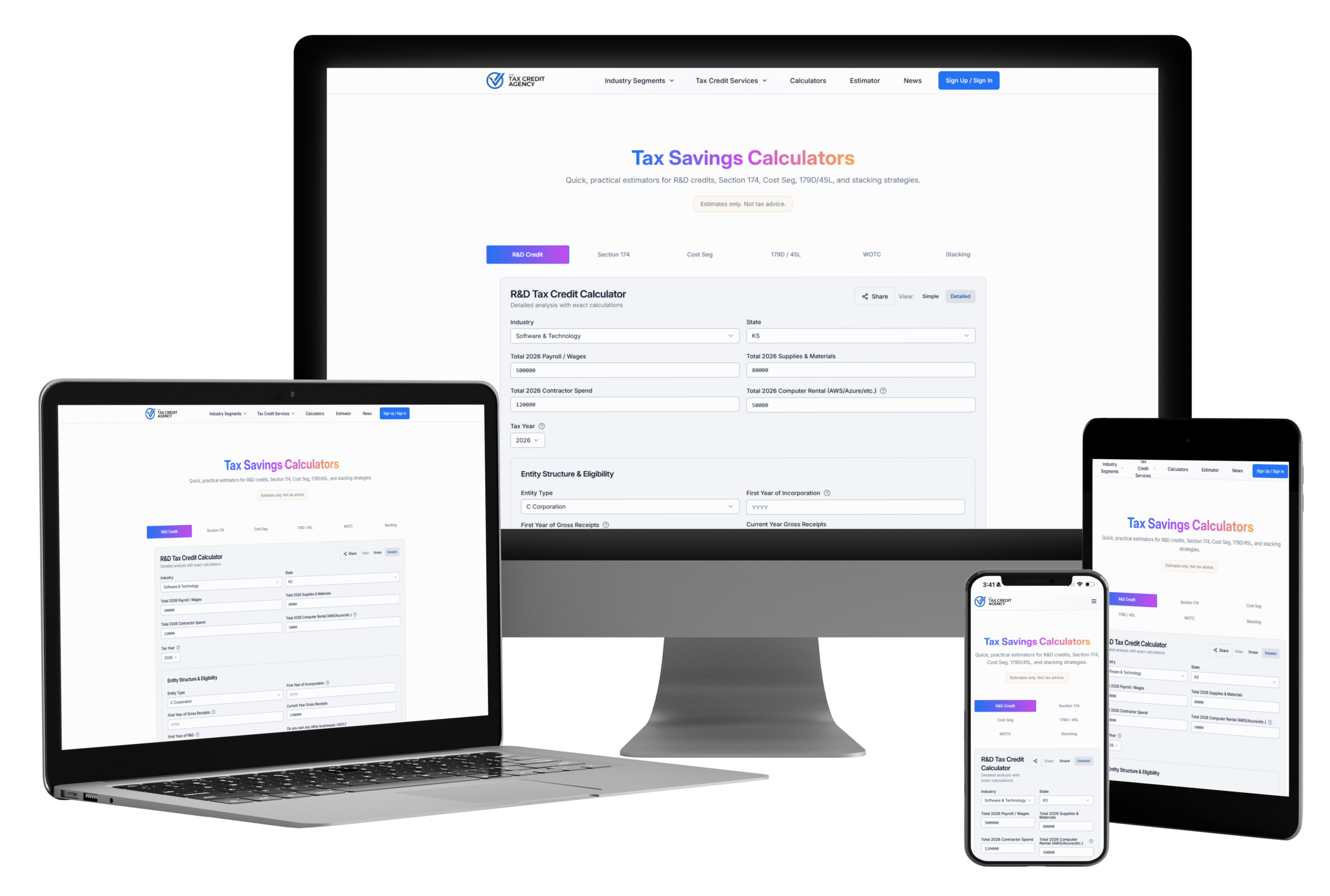 Tax Credit Agency funnel beginning
