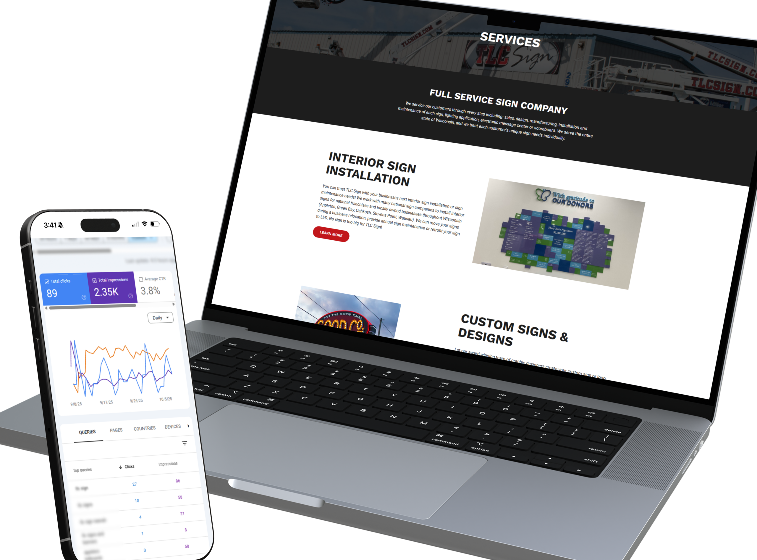 TLC Sign - SEO services